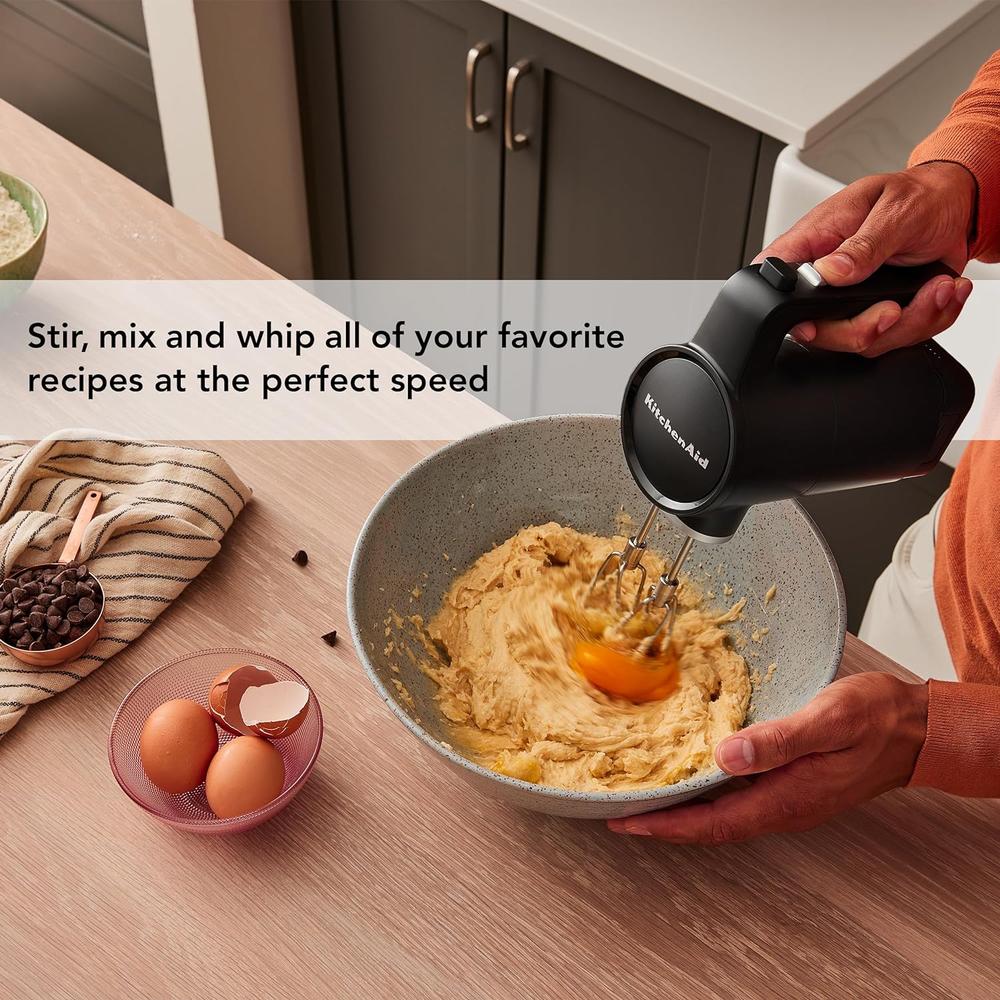 KITCHENAID KHMR762, BATIDORA DE MANO INALÁMBRICA GO | NEGRO MATE - 5