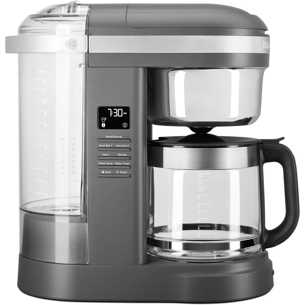 KITCHENAID, CAFETERA DE GOTEO 12 QT / 11.4 L CON PLACA CALEFACTORA | PLATEADO - 3