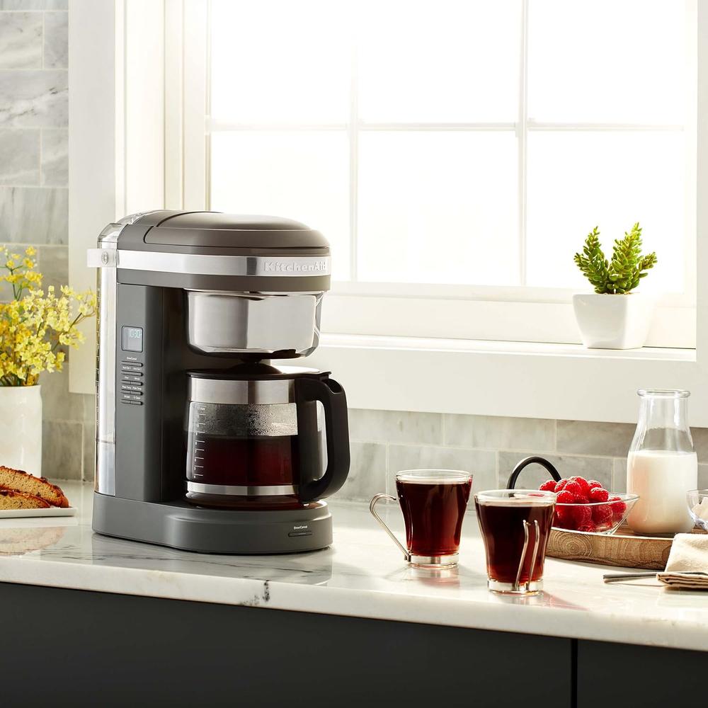 KITCHENAID, CAFETERA DE GOTEO 12 QT / 11.4 L CON PLACA CALEFACTORA | PLATEADO - 4