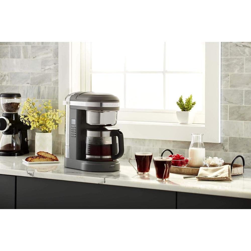 KITCHENAID, CAFETERA DE GOTEO 12 QT / 11.4 L CON PLACA CALEFACTORA | PLATEADO - 6