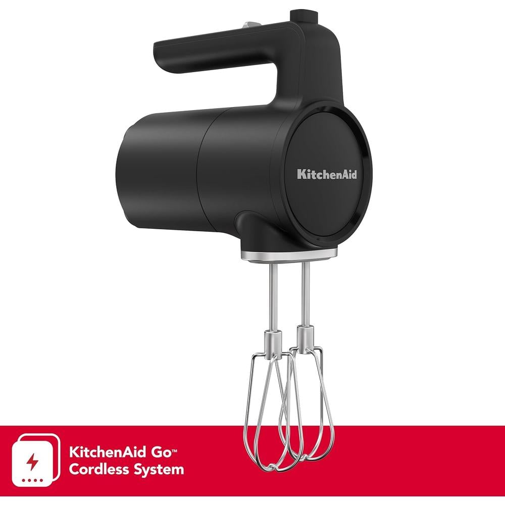 KITCHENAID KHMR700, BATIDORA DE MANO INALÁMBRICA GO | NEGRO MATE - 2