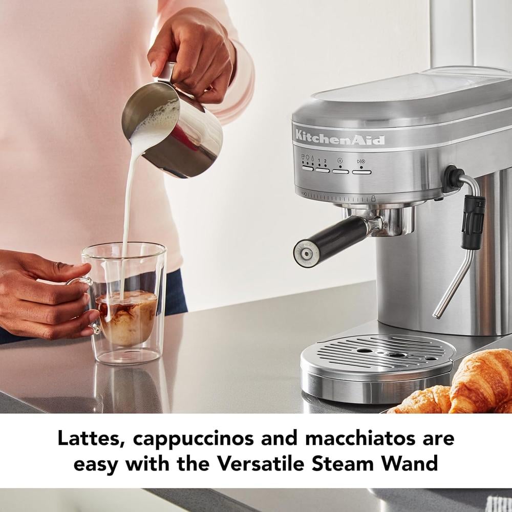 KITCHENAID KES6503, CAFETERA ESPRESSO SEMIAUTOMÁTICA DE METAL - 3