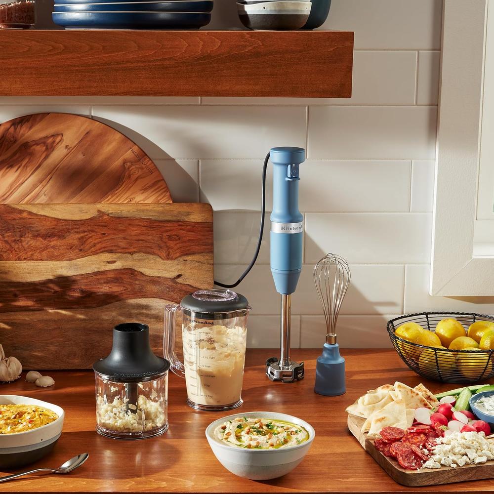 KITCHENAID KHBV83VB, BATIDORA DE MANO CON CABLE Y ACCESORIOS | TERCIOPELO AZUL - 3