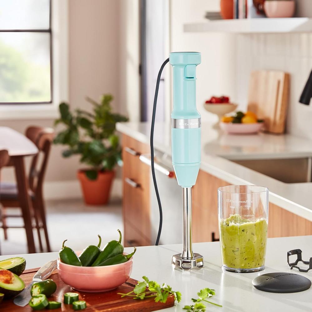 KITCHENAID KHBV53, BATIDORA DE MANO CON CABLE VELOCIDAD VARIABLE | AZUL HIELO - 4