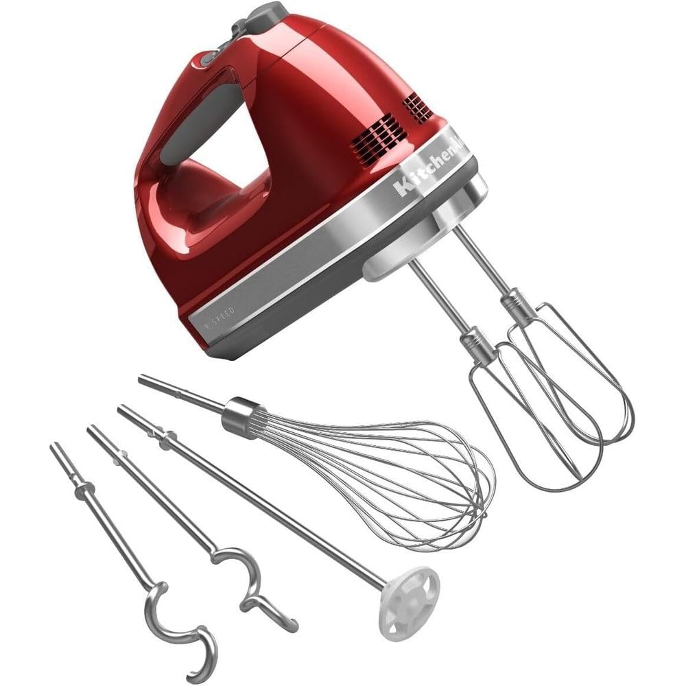KITCHENAID KHM926, BATIDORA DE MANO 9 VELOCIDADES | APPLE RED - 1