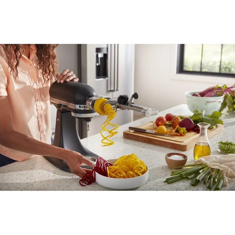 KITCHENAID KSM1APC, ACCESORIO ESPIRALIZADOR DE FRUTAS Y VERDURAS PARA BATIDORAS DE PIE - 4