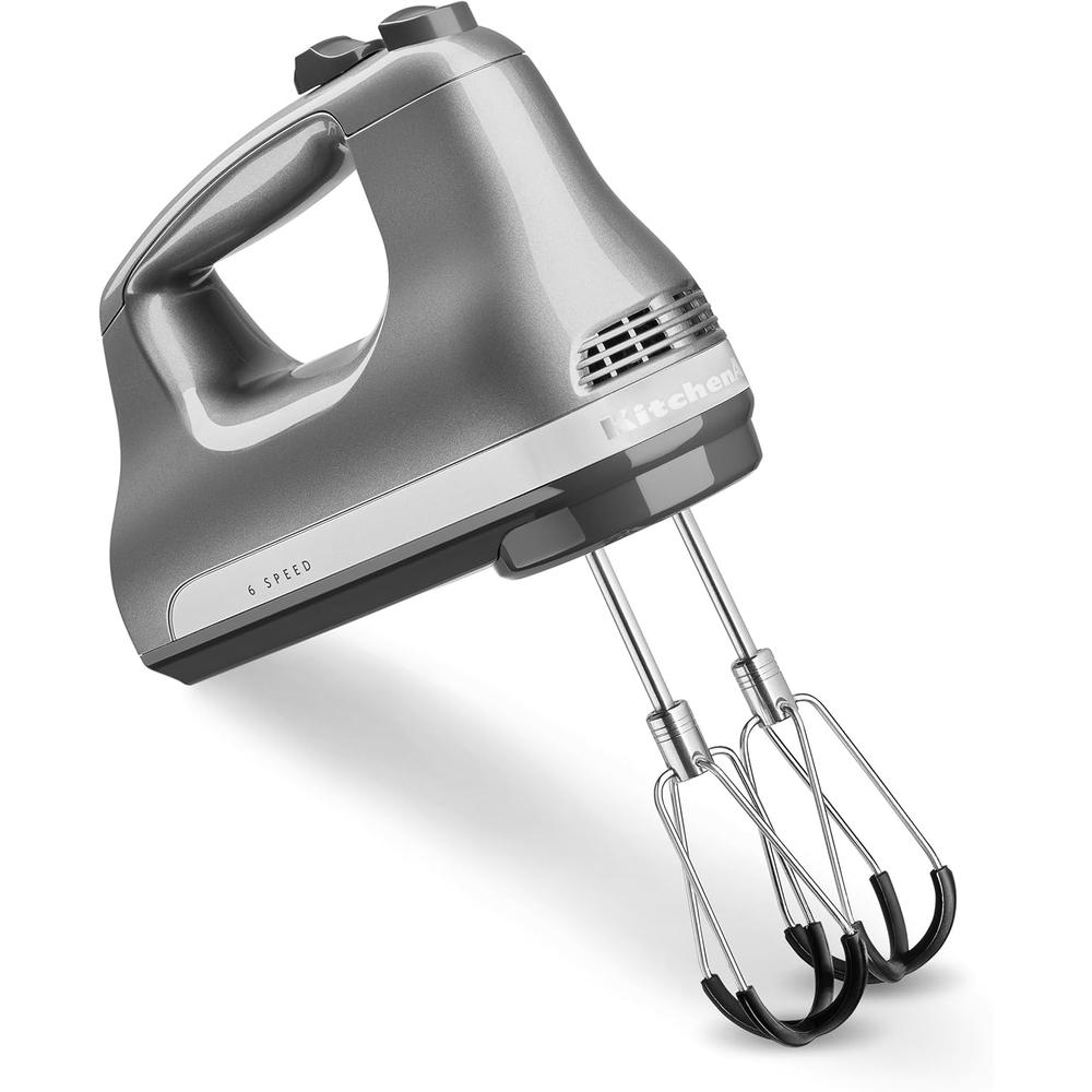 KITCHENAID, BATIDORA CON 6 VELOCIDADES CON BATIDORES DE BORDE FLEXIBLE | GRIS - 1