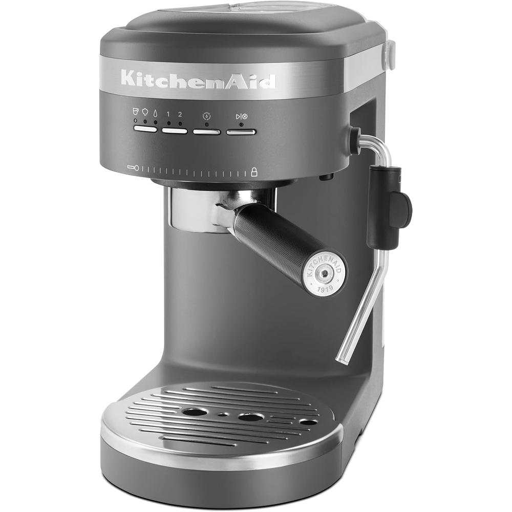 KITCHENAID KES6403, CAFETERA ESPRESSO SEMIAUTOMÁTICA | GRIS CARBÓN - 1