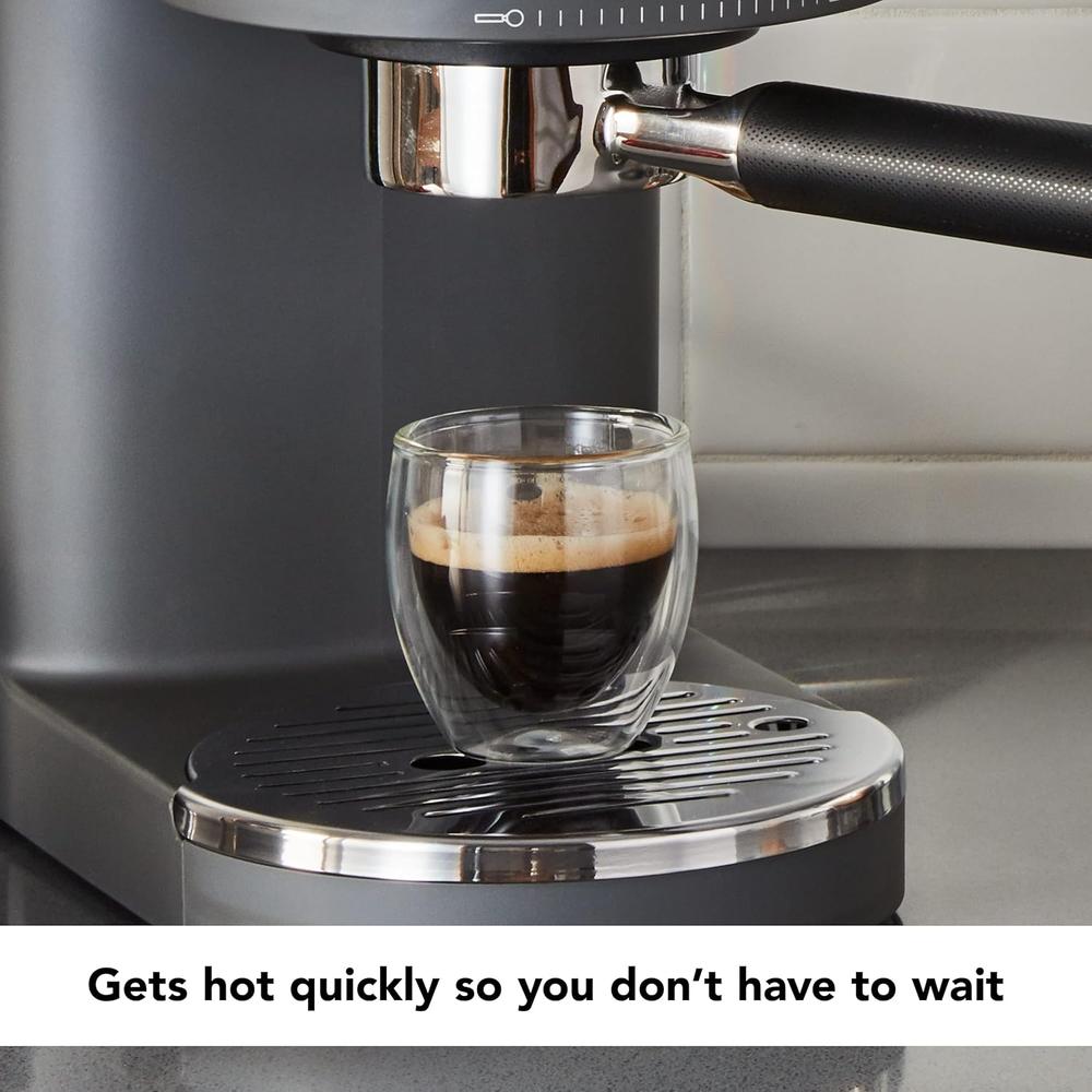 KITCHENAID KES6403, CAFETERA ESPRESSO SEMIAUTOMÁTICA | GRIS CARBÓN - 4