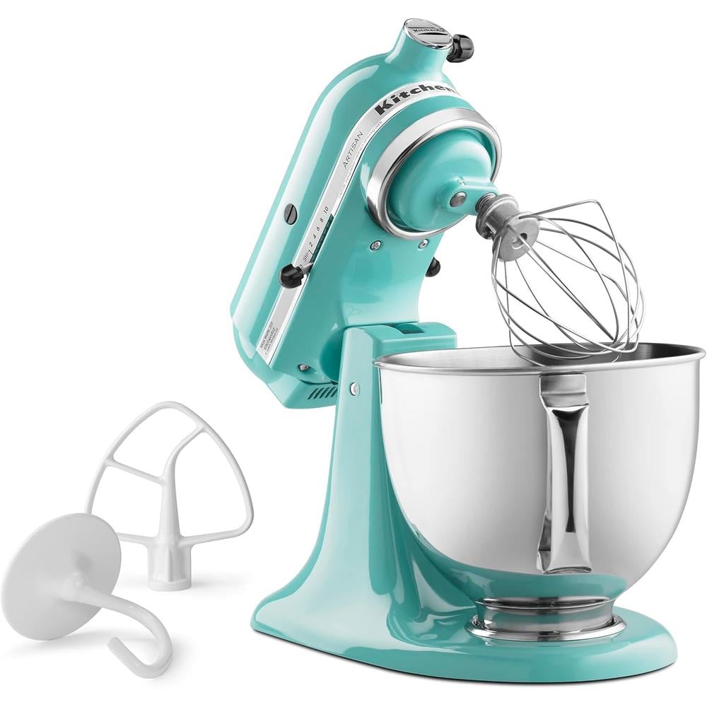 KITCHENAID ARTISAN, BATIDORA DE PIE 5 QT / 4.7 L CON PROTECTOR | AQUA SKY - 3