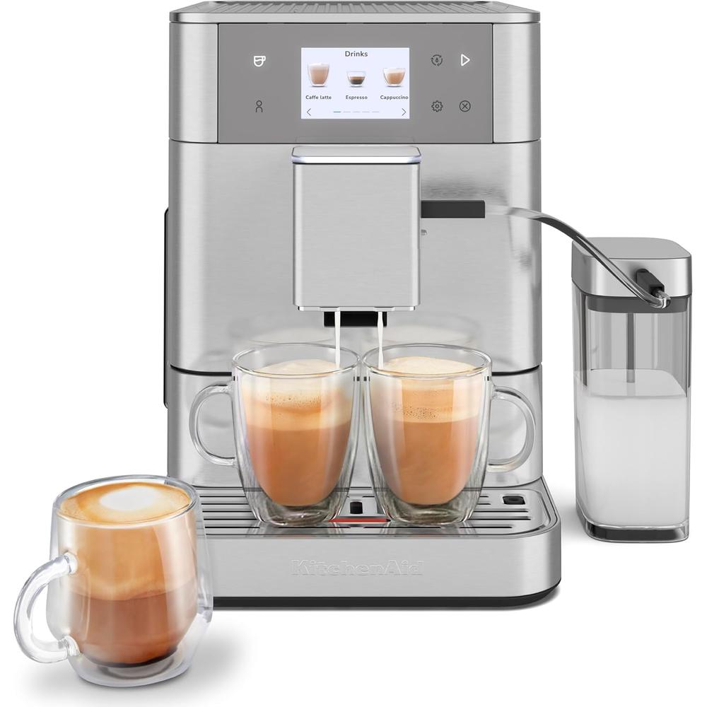 KITCHENAID, MÁQUINA DE CAFÉ ESPRESSO TOTALMENTE AUTOMÁTICA KF7 | ACERO - 1