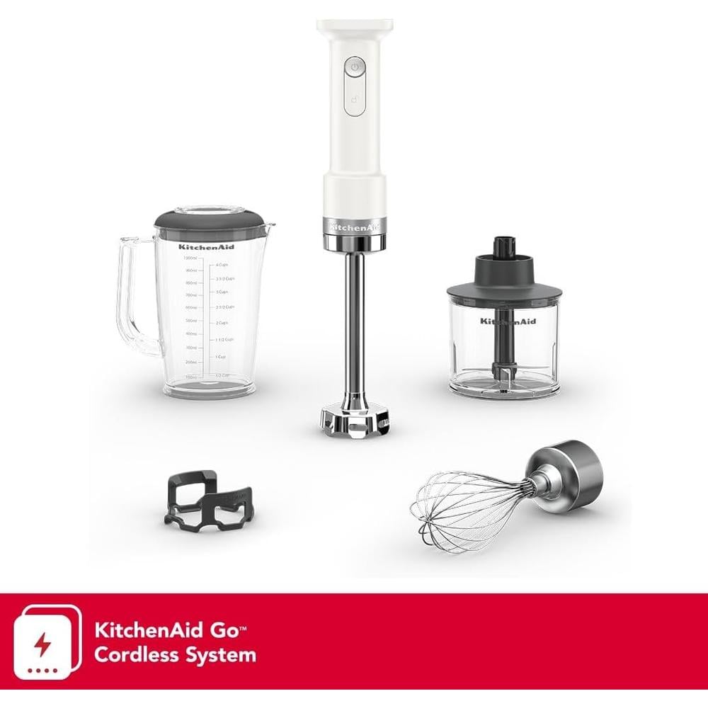 KITCHENAID, BATIDORA DE MANO INALÁMBRICA GO CON ACCESORIOS | BLANCO - 2