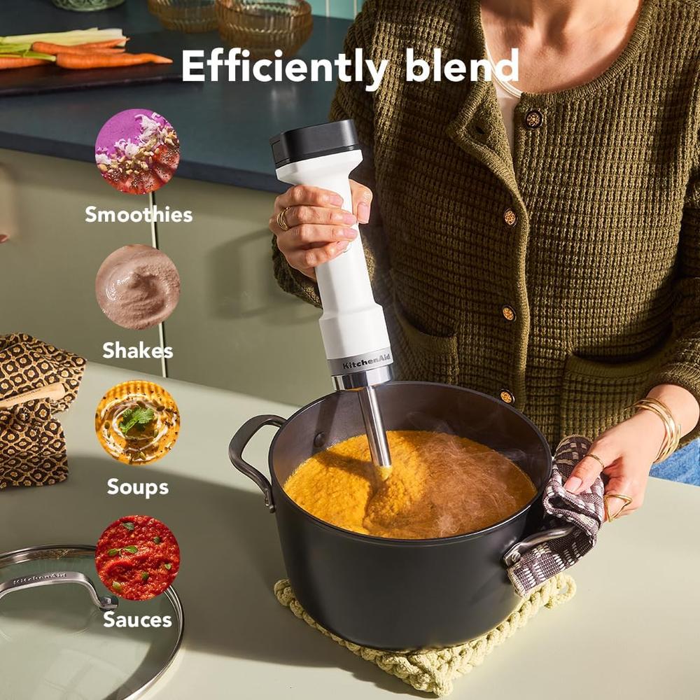 KITCHENAID, BATIDORA DE MANO INALÁMBRICA GO CON ACCESORIOS | BLANCO - 5