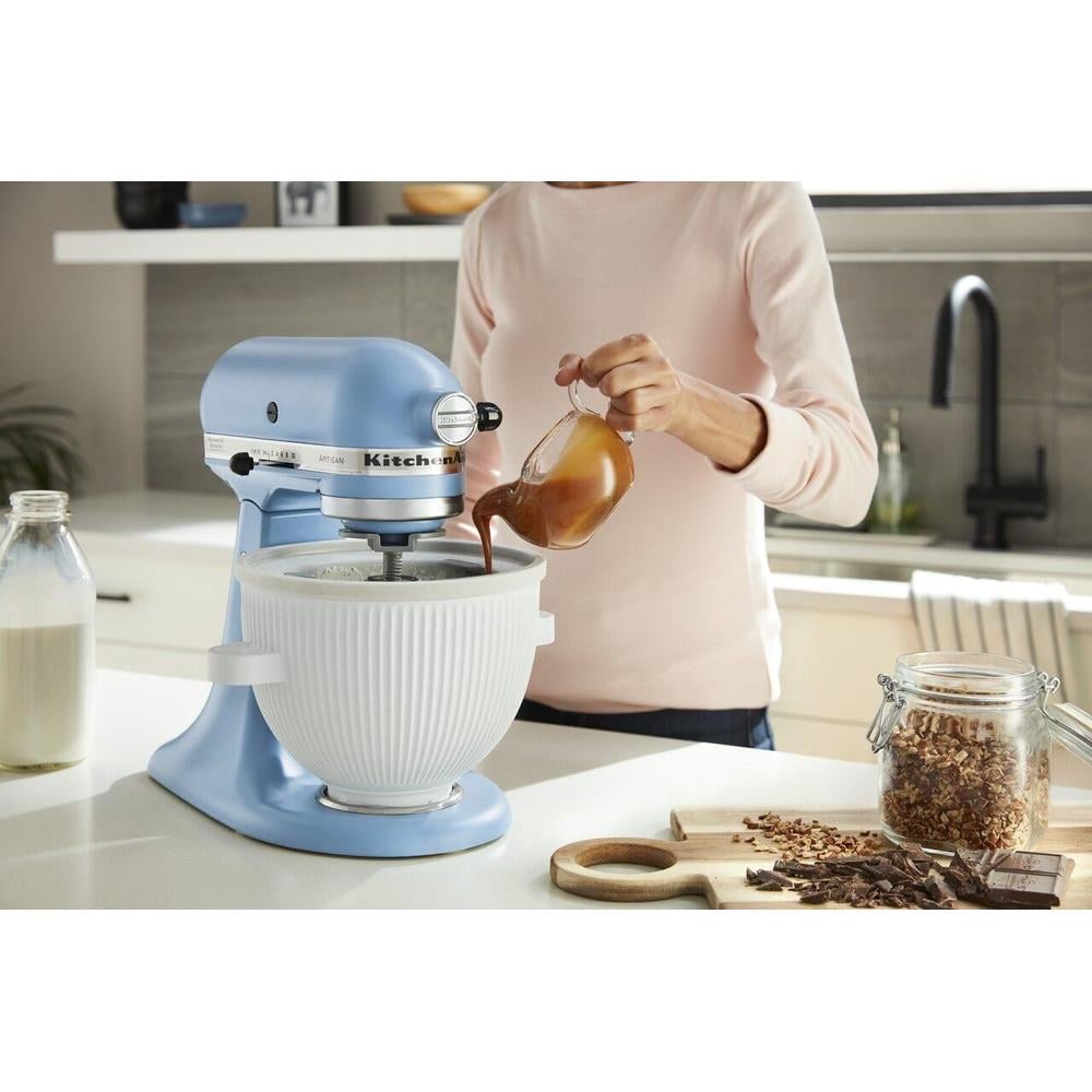 KITCHENAID KSMICM, ACCESORIO MÁQUINA PARA HELADO 2 QT | BLANCO - 6