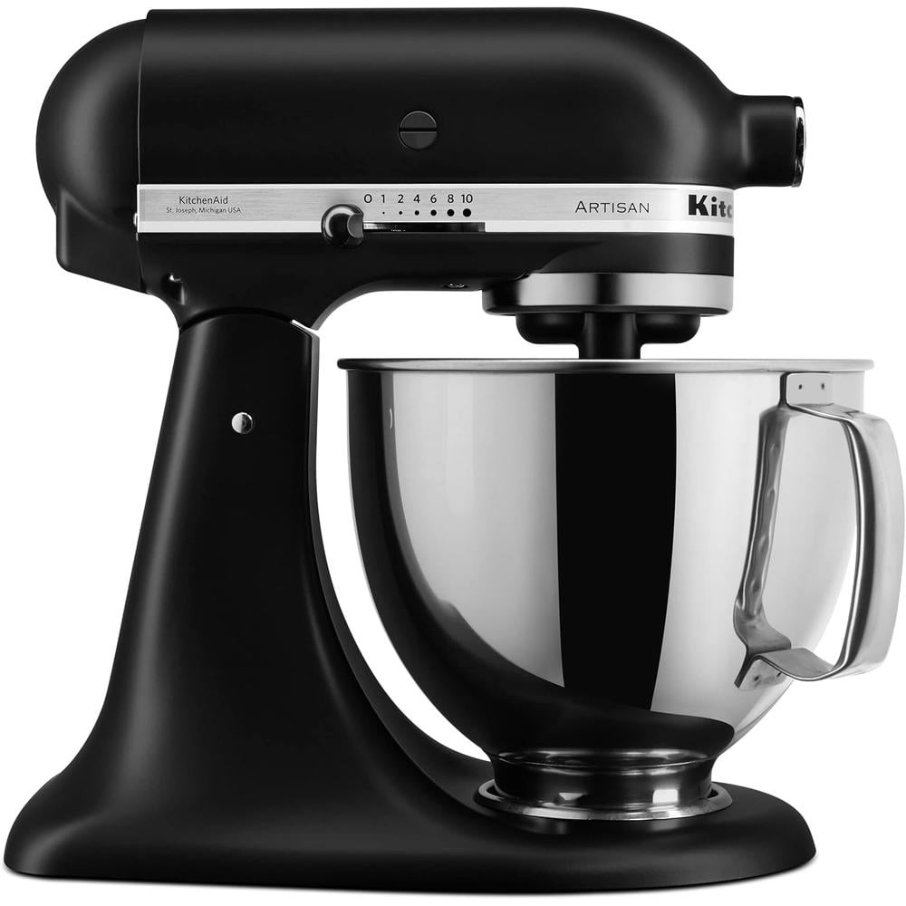 KITCHENAID ARTISAN, BATIDORA DE PIE 5 QT / 4.7 L | NEGRO - 1