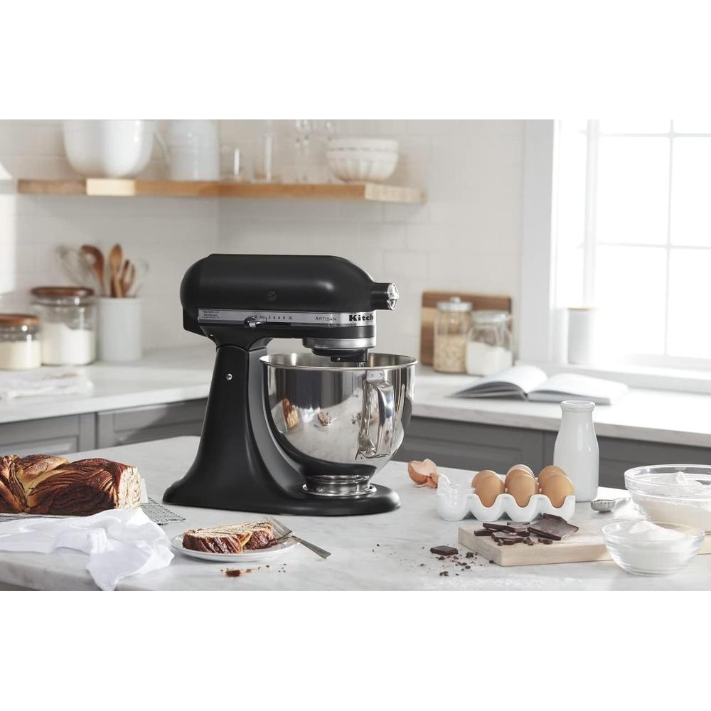 KITCHENAID ARTISAN, BATIDORA DE PIE 5 QT / 4.7 L | NEGRO - 6