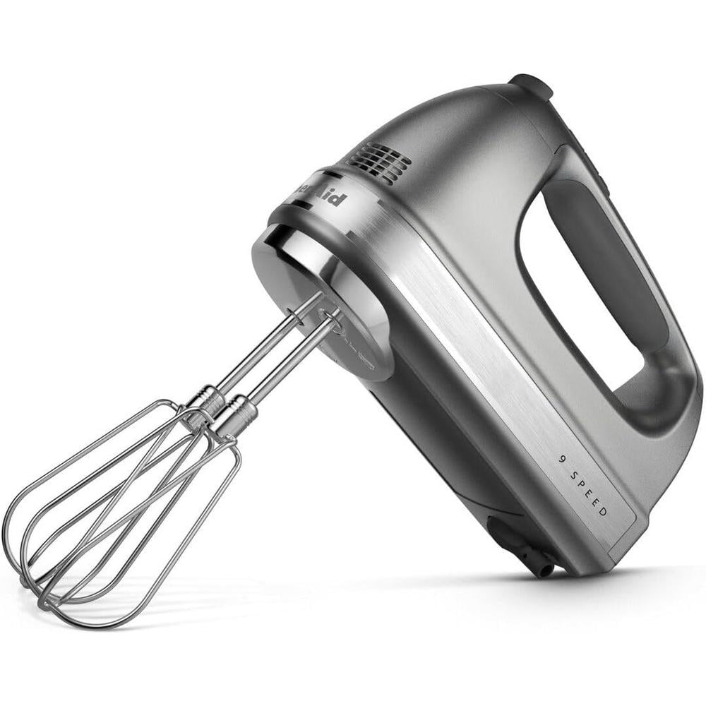 KITCHENAID, BATIDORA DE MANO DIGITAL 9 VELOCIDADES CON ACCESORIOS TURBO | GRIS - 4