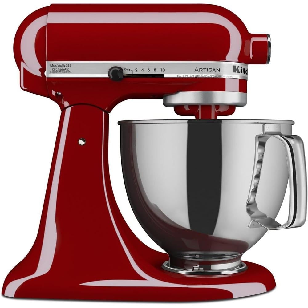 KITCHENAID ARTISAN, BATIDORA DE PIE 5 QT / 4.7 L CON PROTECTOR | ROJO - 1