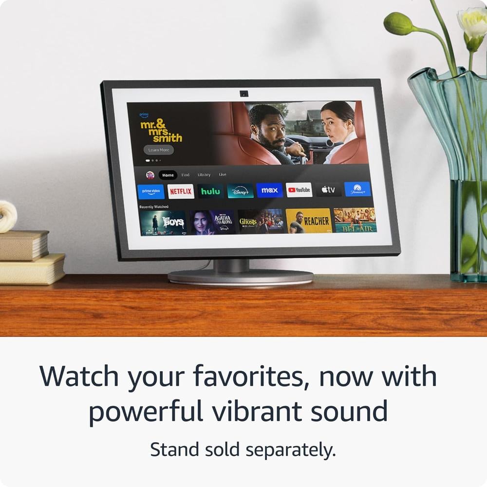 PARLANTE INTELIGENTE AMAZON ECHO SHOW 15 | NEGRO - 4