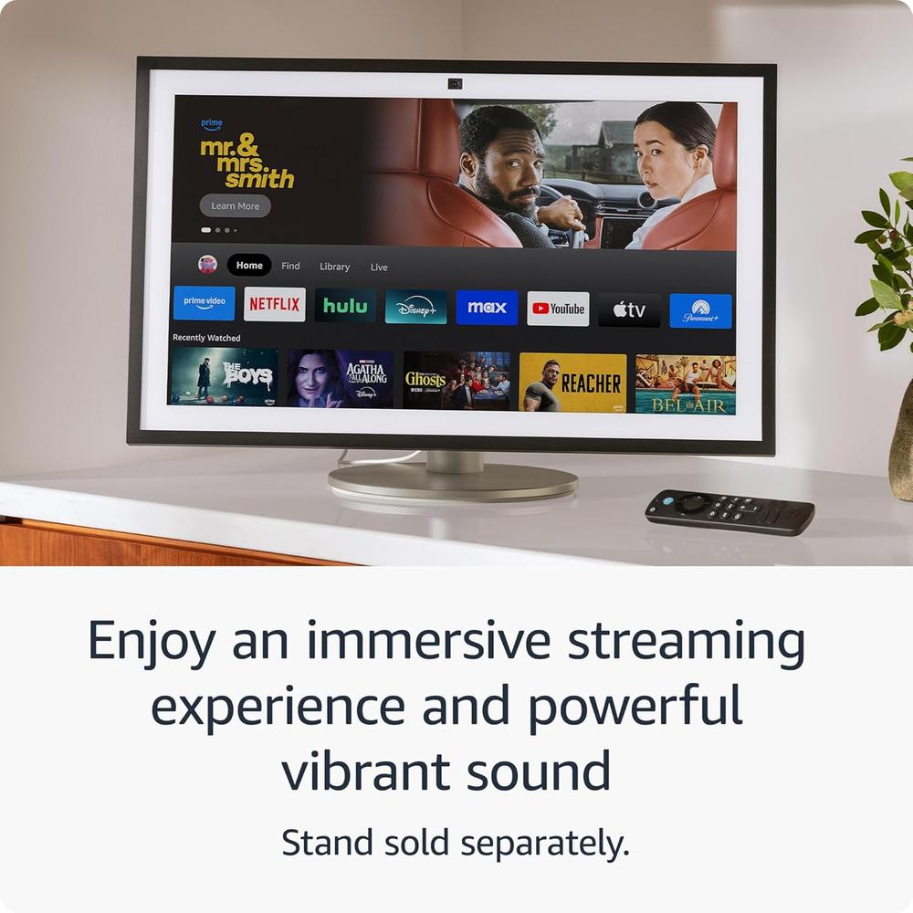 AMAZON ECHO SHOW 21, CENTRO INTELIGENTE CON FIRE TV Y ALEXA INTEGRADOS | 21 IN / 53 CM - 4