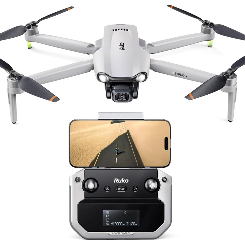 RUKO F11 PRO 2 DRON 6K CON GIMBAL 3 EJES GPS Y 70 MIN DE VUELO - 1