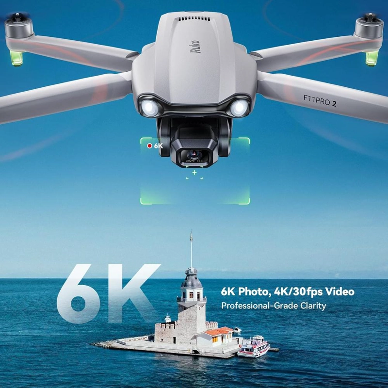 RUKO F11 PRO 2 DRON 6K CON GIMBAL 3 EJES GPS Y 70 MIN DE VUELO - 4