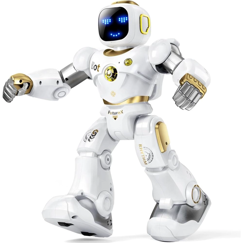 RUKO 1088 ROBOT INTELIGENTE PROGRAMABLE STEM CON CONTROL POR VOZ Y APLICACIÓN | ORO - 1