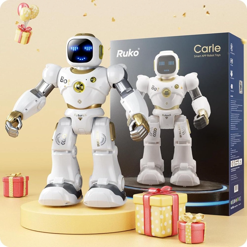 RUKO 1088 ROBOT INTELIGENTE PROGRAMABLE STEM CON CONTROL POR VOZ Y APLICACIÓN | ORO - 2