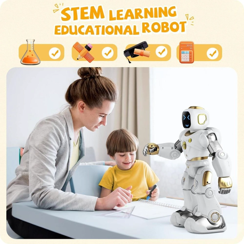 RUKO 1088 ROBOT INTELIGENTE PROGRAMABLE STEM CON CONTROL POR VOZ Y APLICACIÓN | ORO - 5