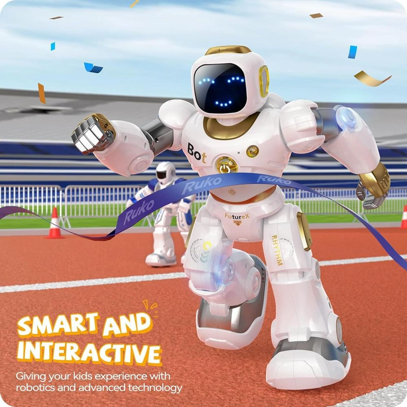RUKO 1088 ROBOT INTELIGENTE PROGRAMABLE STEM CON CONTROL POR VOZ Y APLICACIÓN | ORO - 6