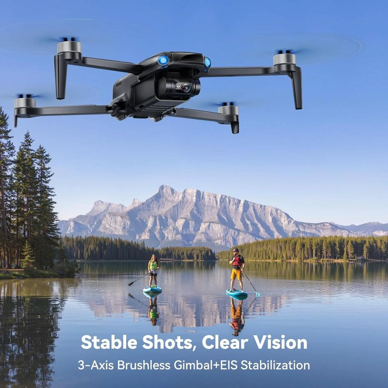 RUKO U11 MINI 4K DRON GPS CON CÁMARA 8K GIMBAL 3 EJES Y VUELO DE 96 MIN - 5