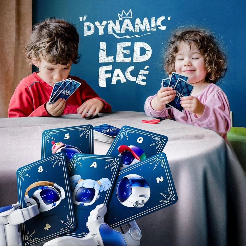 RUKO 6088 ROBOT PROGRAMABLE CON CONTROL POR APP GESTOS Y LED INTERACTIVOS | AZUL - 5