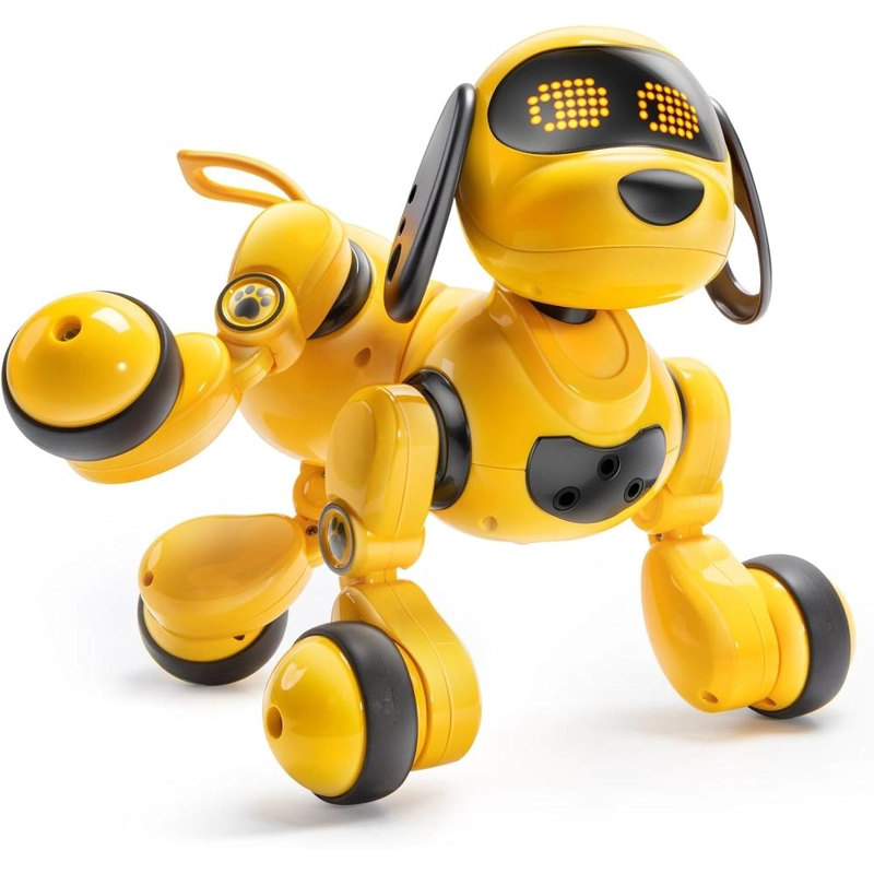 RUKO 18011 PERRO ROBOT CON CONTROL REMOTO Y GESTOS | AMARILLO - 1