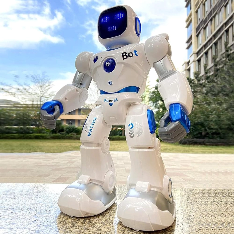RUKO 1088 ROBOT INTELIGENTE PROGRAMABLE CON CONTROL POR VOZ Y APLICACIÓN | AZUL - 1