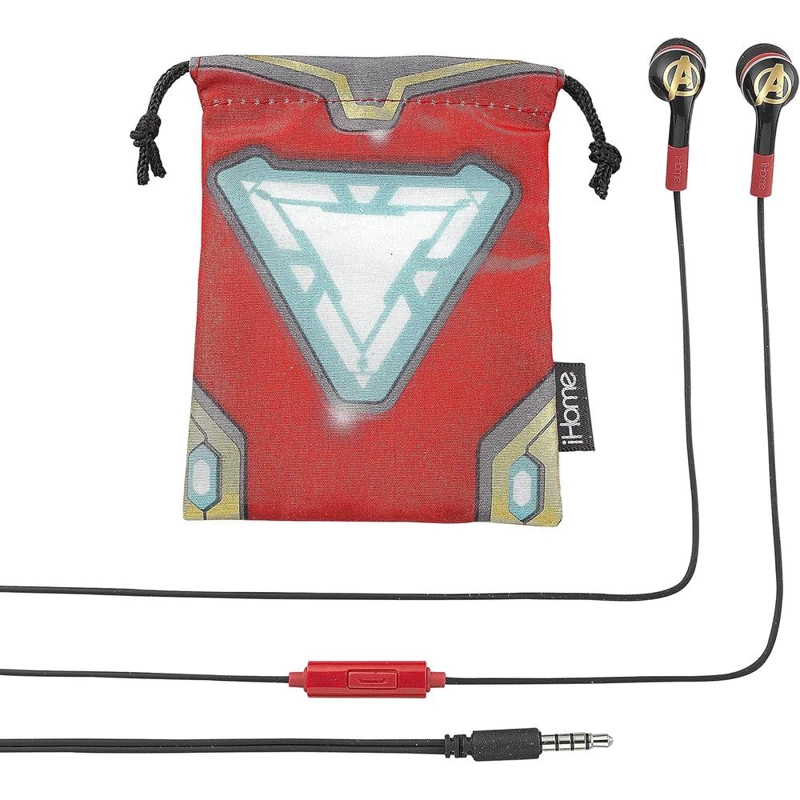 EKIDS VENGADORES AURICULARES INTRAUDITIVOS CON MICRÓFONO Y FUNDA - 1