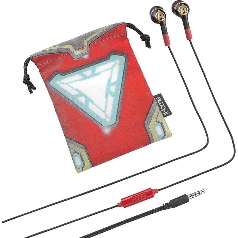 EKIDS VENGADORES AURICULARES INTRAUDITIVOS CON MICRÓFONO Y FUNDA - 2