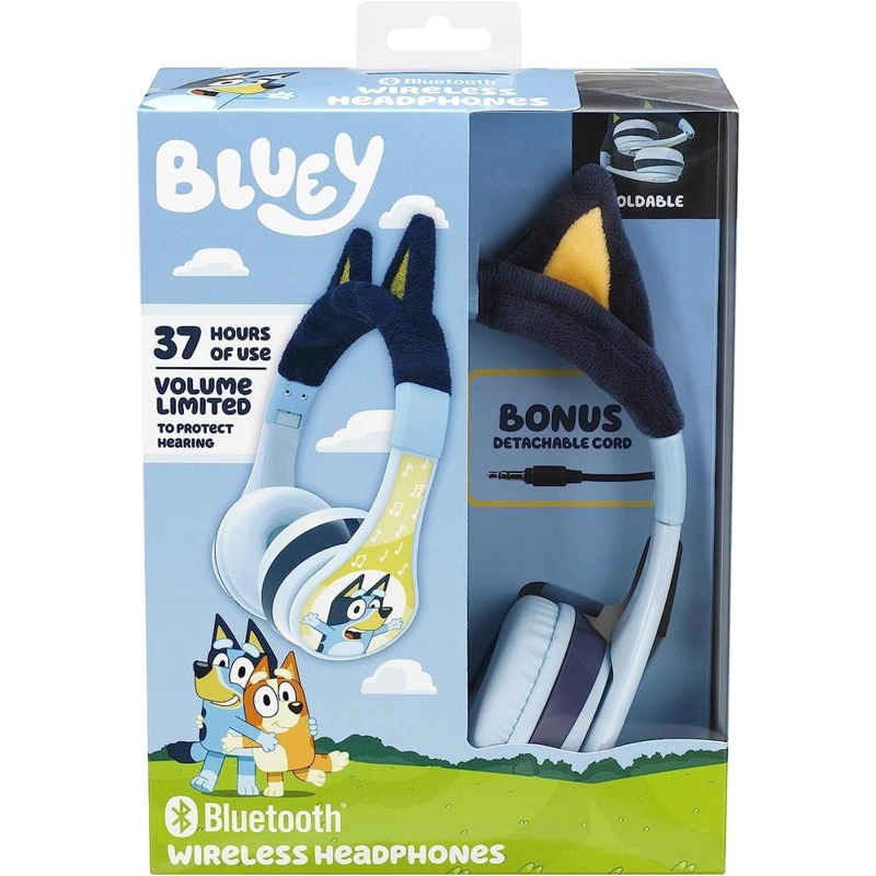 EKIDS BLUEY AURICULARES BLUETOOTH INFANTILES CON MICRÓFONO Y CABLE AUXILIAR - 5