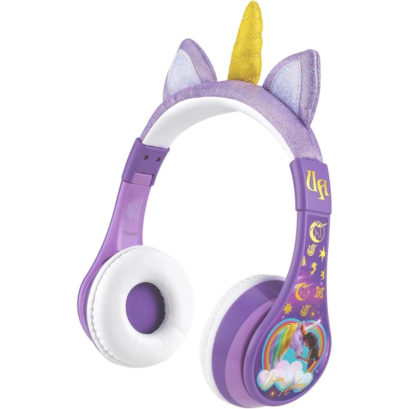 EKIDS UNICORN ACADEMY AURICULARES BLUETOOTH INFANTILES CON MICRÓFONO Y CABLE AUXILIAR - 5