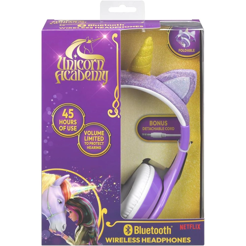 EKIDS UNICORN ACADEMY AURICULARES BLUETOOTH INFANTILES CON MICRÓFONO Y CABLE AUXILIAR - 6