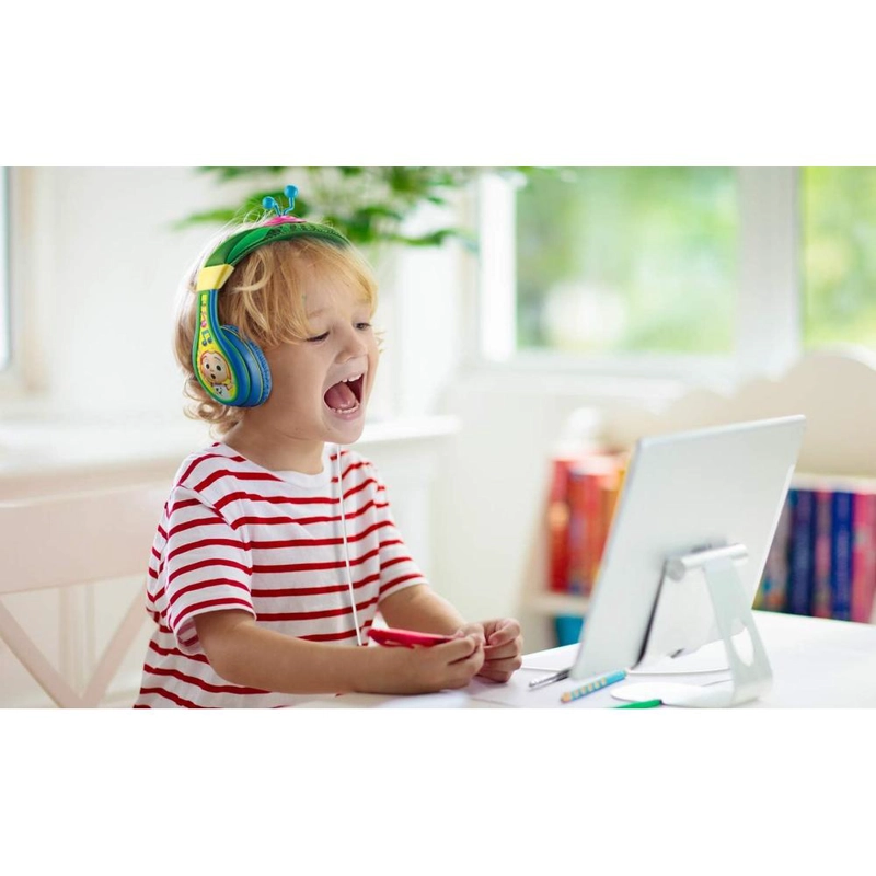 EKIDS COCOMELON AURICULARES INFANTILES CON PUERTO PARA COMPARTIR - 3