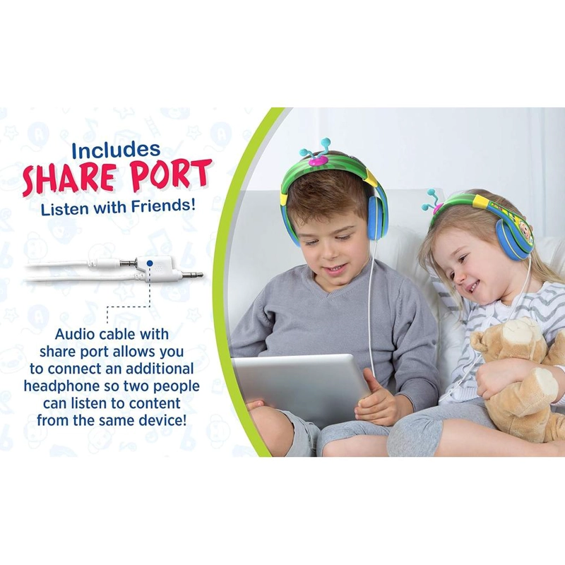 EKIDS COCOMELON AURICULARES INFANTILES CON PUERTO PARA COMPARTIR - 4