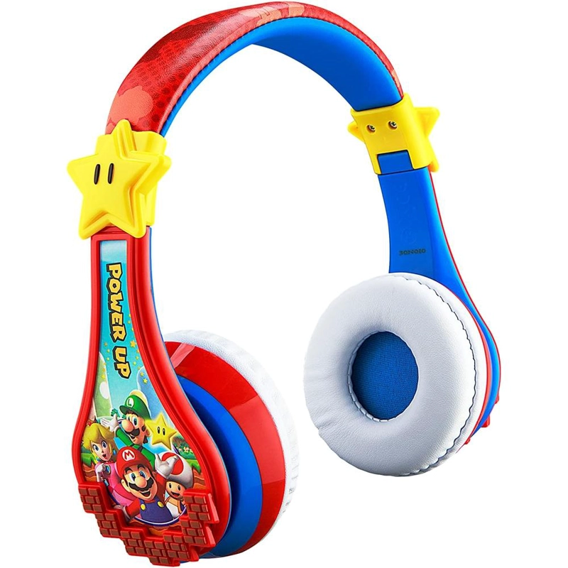 EKIDS SUPER MARIO AURICULARES BLUETOOTH INFANTILES CON MICRÓFONO - 1
