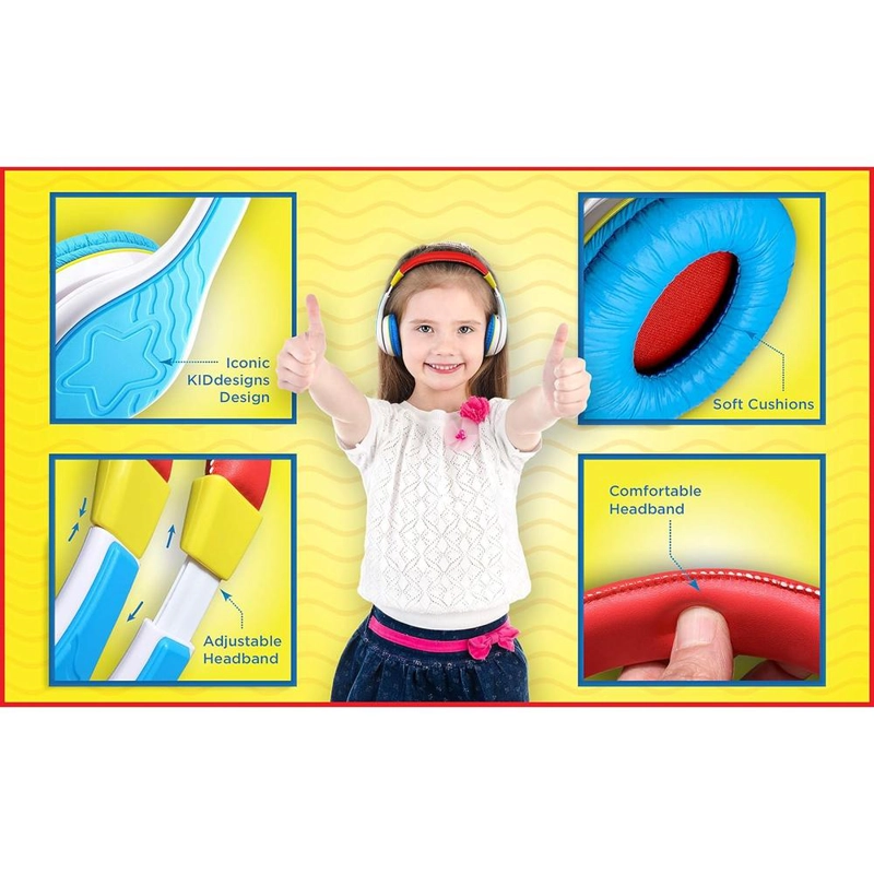 EKIDS AURICULARES INFANTILES MULTICOLOR CON LIMITADOR DE VOLUMEN SEGURO - 2