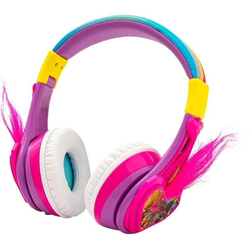 EKIDS TROLLS BAND TOGETHER AURICULARES BLUETOOTH INFANTILES CON MICRÓFONO Y CABLE AUXILIAR - 2