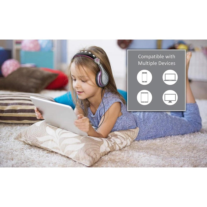 EKIDS LOL SURPRISE AURICULARES INFANTILES CON CABLE 3.5 MM / 0.35 CM Y CONTROL DE VOLUMEN - 4