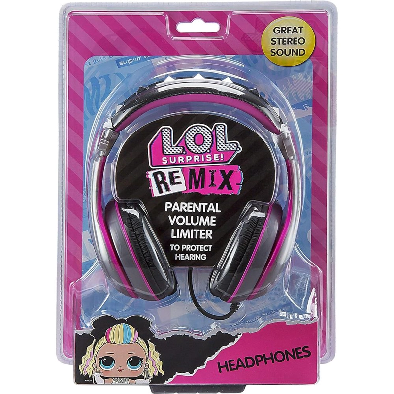 EKIDS LOL SURPRISE AURICULARES INFANTILES CON CABLE 3.5 MM / 0.35 CM Y CONTROL DE VOLUMEN - 6