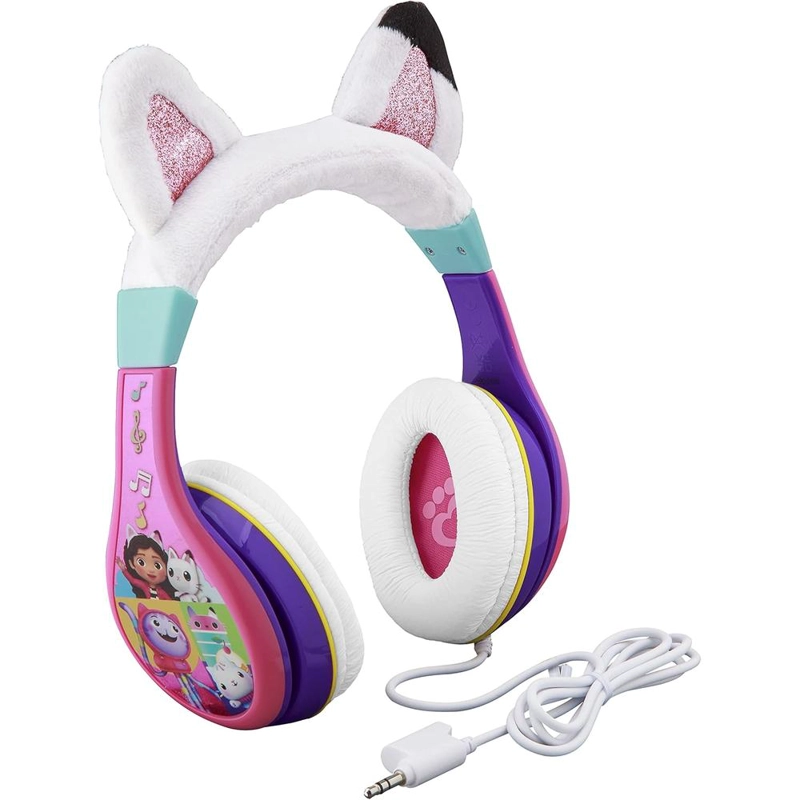 EKIDS GABBYS DOLLHOUSE AURICULARES INFANTILES CON CABLE Y DIVISOR INCLUIDO - 1