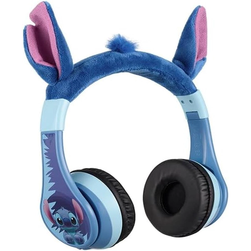 EKIDS STITCH AURICULARES BLUETOOTH INFANTILES CON MICRÓFONO Y CABLE AUXILIAR - 1