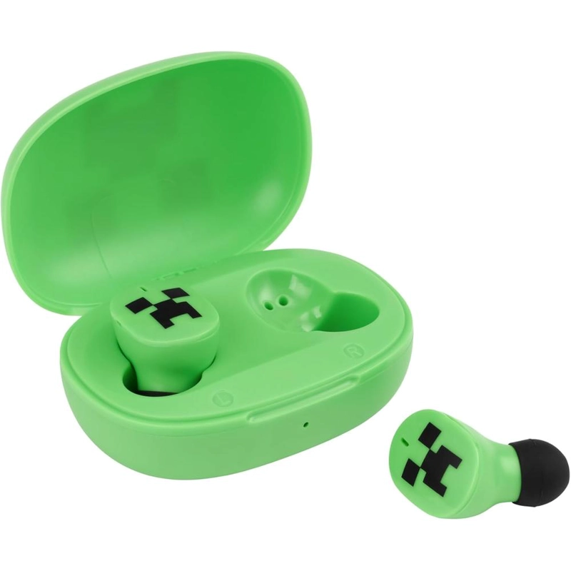 EKIDS MINECRAFT AURICULARES INALÁMBRICOS INFANTILES CON MICRÓFONO Y ESTUCHE DE CARGA - 1