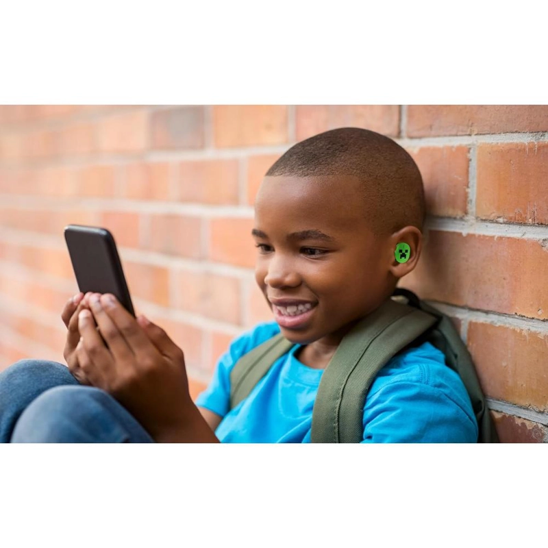 EKIDS MINECRAFT AURICULARES INALÁMBRICOS INFANTILES CON MICRÓFONO Y ESTUCHE DE CARGA - 5